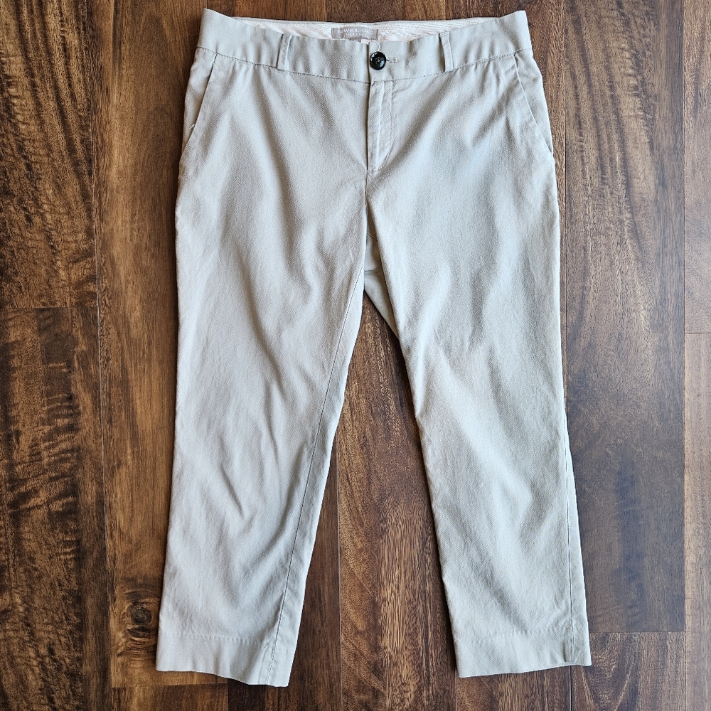 Banana Republic Hampton Pant Beige Size 8 Short